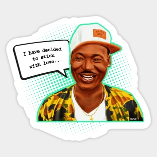 Martin Luther King Jr. quotes vintage popart Sticker